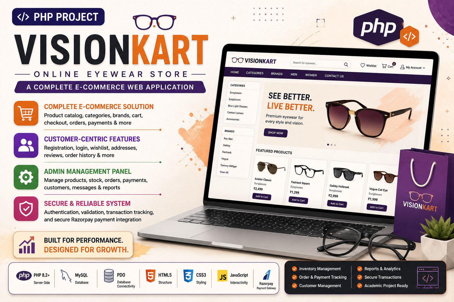 VisionKart – Online Eyewear Store